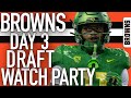 Browns draft day 3 watch party 