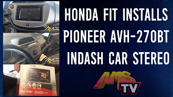 Honda Fit Installs Pioneer AVH-270BT Indash Car Stereo, Project 91