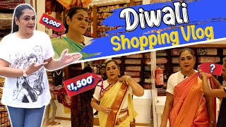 My Diwali Purchase ஆரம்பம்  | Saree Shopping Vlog | Uma Riyaz