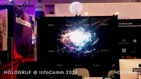 HOLOGRUF at InfoComm 2018