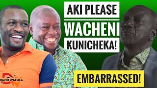 ONLY ONE HUNDRED PEOPLE GATHER TO LISTEN TO RUTO'S LIES IN ROYSAMBU!