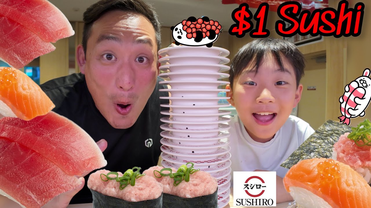 すしページ $1 SUSHI- Japan's Cheapest Sushi - YouTube