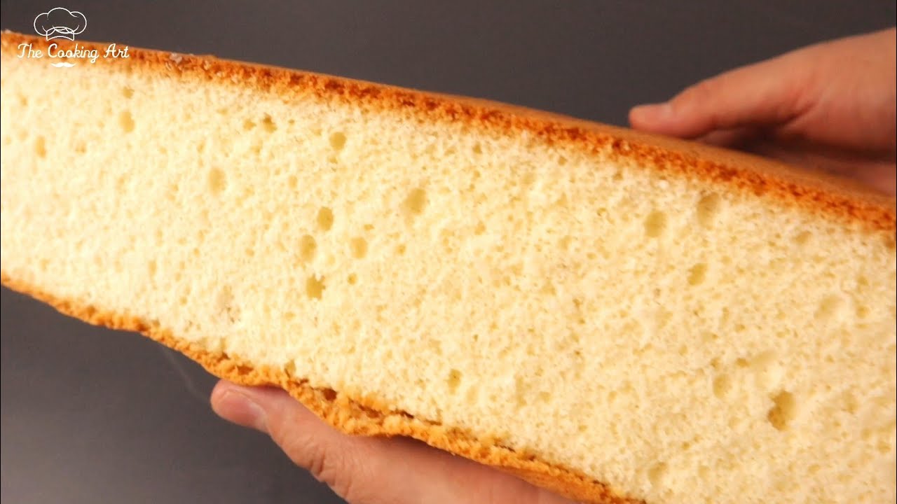 الكيكة الاسفنجية بدون دقيق اسبونج❌ بدون محسن❌❌ بدون بيكنج بودر❌❌