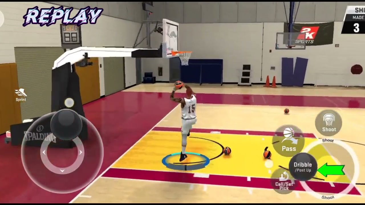 8 TUTORIAL MOVES IN NBA2K20MOBILE EASY BASKET BASIC MOVES!!