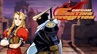 Capcom Fighting Evolution - Karin & Kenji Playthrough! (Rival School Heiress Meets Ninja Assassin!)