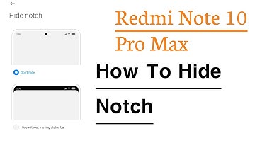 Redmi Note 10 Pro Max How To Hide Notch | Redmi Note 10 Pro Max Notch Kaise Hide Kare