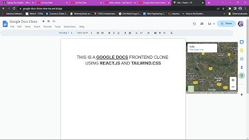 Google Docs Clone  Demo | REACT.JS | TAILWIND.CSS