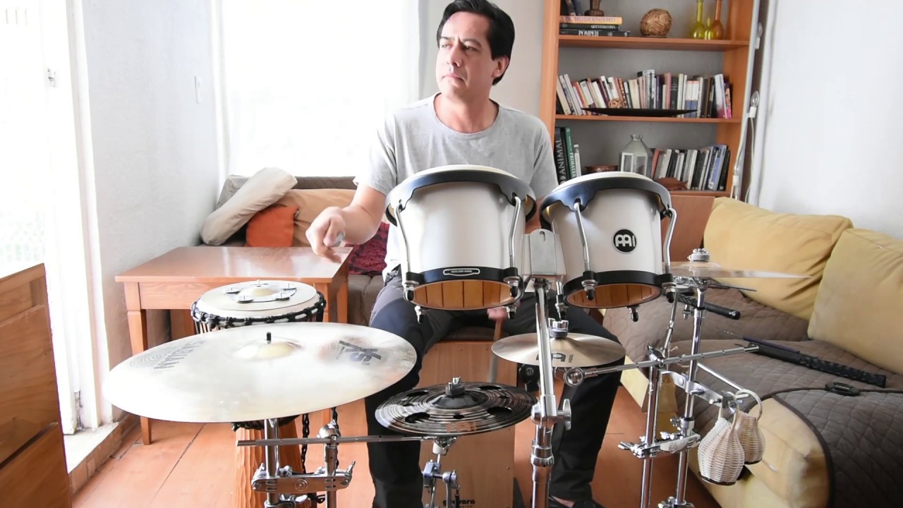 Cajon based drum kit YouTube