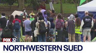 Students sue Northwestern University following protests