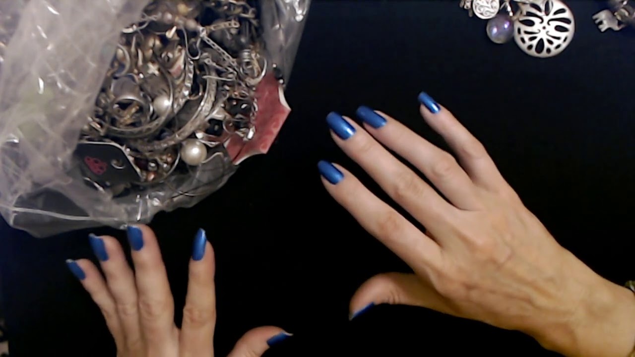 ASMR | Goodwill Jewelry Bag Show & Tell, 04.08.2020 (тихий голос)