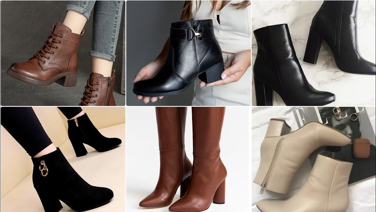 Стильная коллекция кожаных ботинок 2026 года. Лучшие кожаные ботинки для зимы. Высококачественные...