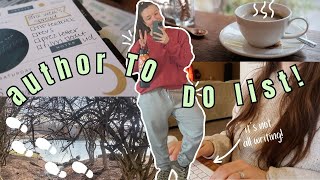 Complete My Author To Do List with Me! // Vlog