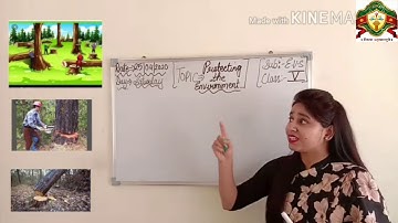 Class - V Subject  - EVS  (Topic  - Protecting the environment)