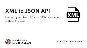 Convert XML URL to JSON API without Coding #xml #json