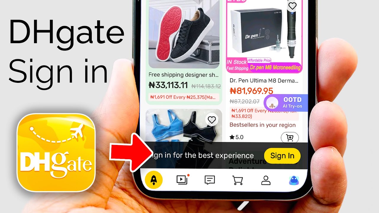 How to Sign In to DHgate App with Google – Beginner’s Guide - YouTube