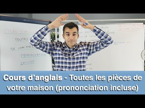 Cours d'anglais : Toutes les pièces de votre maison (prononciation incluse)