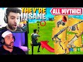 WE GOT ALL 5 MYTHIC WEAPONS AT ONCE! (SUPER BROKEN!) - Fortnite Battle Royale