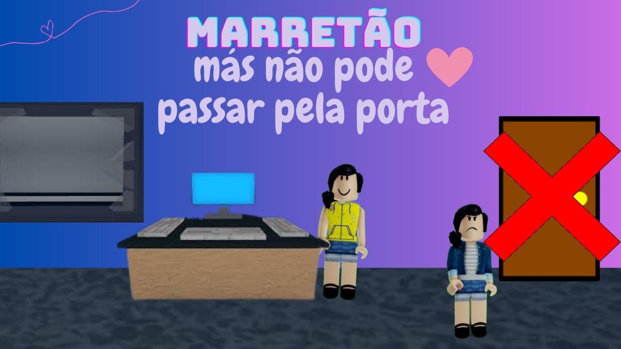 JOGANDO MARRETÃO MÁS NÓS NÃO PODEMOS PASSAR PELA PORTA- ROBLOX-( FLEE THE FACILITY)