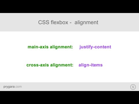 CSS flexbox - items alignment - justify content and align items