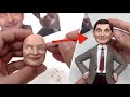 Clay sculpture mr bean the full figure sculpturing process from scratchclay artisan jay