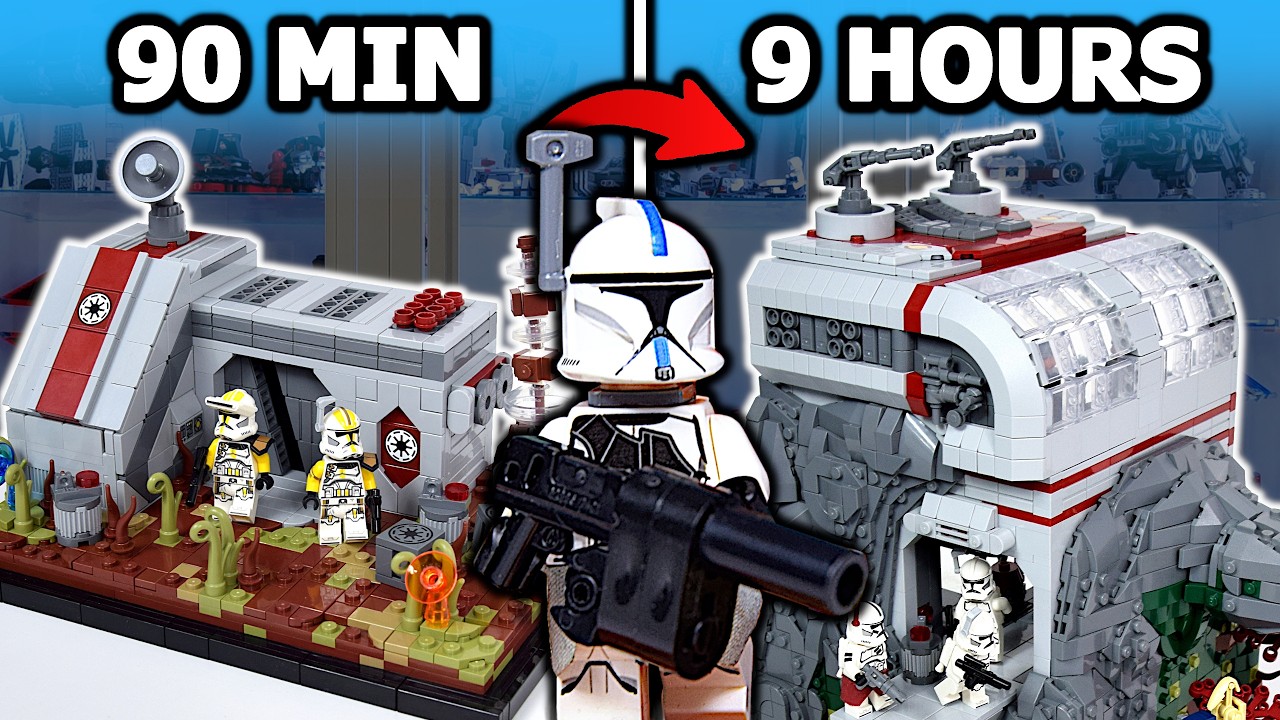 Я построил 3 базы клонов в LEGO Time Challenge…