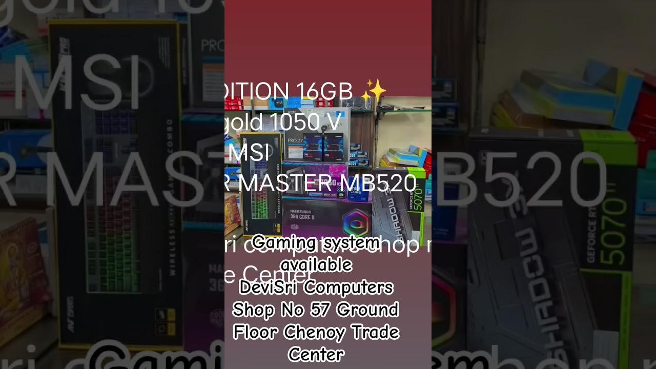 Devi sri computers shop no 57 ground floor Chenoy Trade Center secunderabad