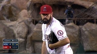 HOU@LAA: Shoemaker fans seven over six strong innings