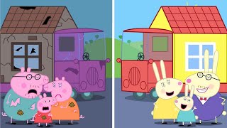 Download Lagu Peppa POOR vs Rebecca RICH Family Truck Survival Battle - Peppa Funny Animation MP3
