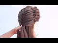 fancy braid hairstyle for wedding function | hairstyle for long hair | latest hairstyle for girls
