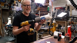Inside Adam Savage's Cave: Spray Paint Mixer Unboxing!