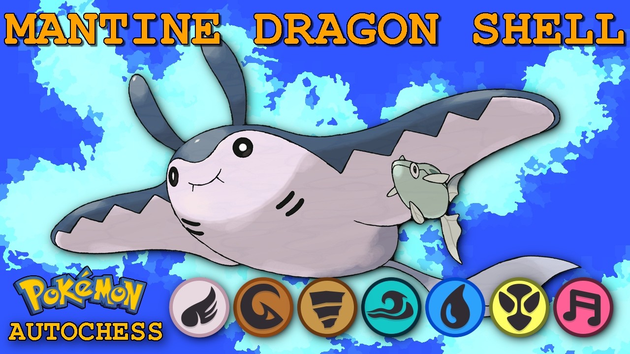 MANTINE DRAGON SHELL (Pokémon Autochess)