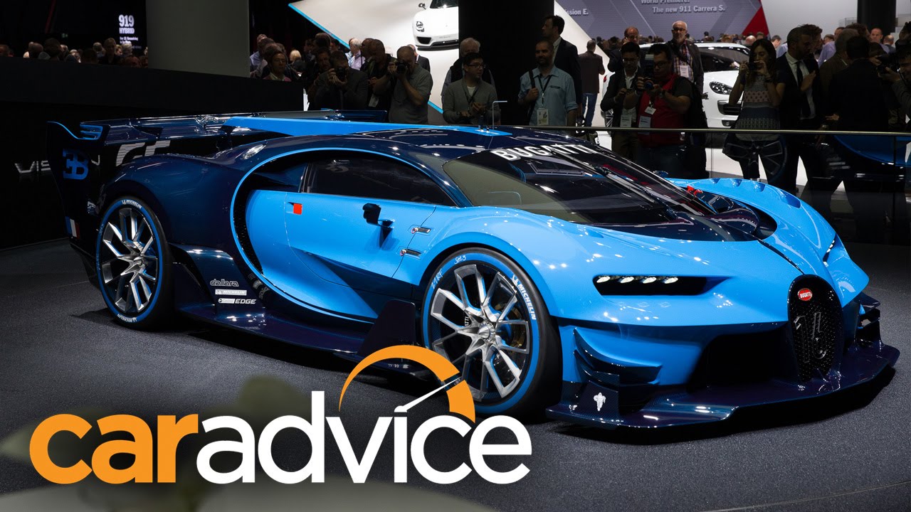 Bugatti Vision Gran Turismo Concept Walkaround 15 Frankfurt Motor Show Youtube