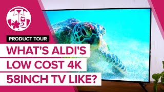 What's Aldi's low-cost 4K 58 inch TV look like?