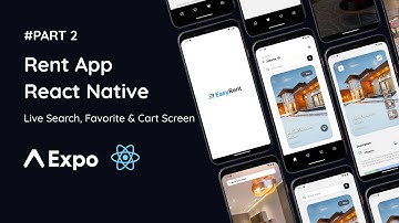 Tutorial React Native Rent App untuk pemula | Expo, Live Search, Favorite, Cart | Part 2