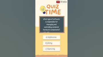 "BitWise: Software Essentials Quiz" #bitwise299