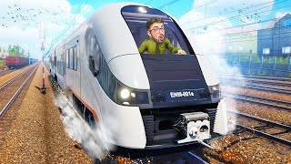 SIMULADOR DE CONDUCTOR DE TRENES 😂 | SimRail screenshot 4