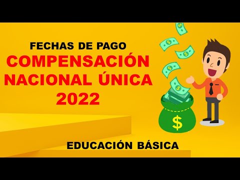 FECHAS DE PAGO COMPENSACIÓN NACIONAL ÚNICA 2022 EDUCACIÓN BÁSICA  SEP SNTE CNU