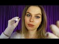 ASMR Tingly Face Exam. Close Up Personal Attention