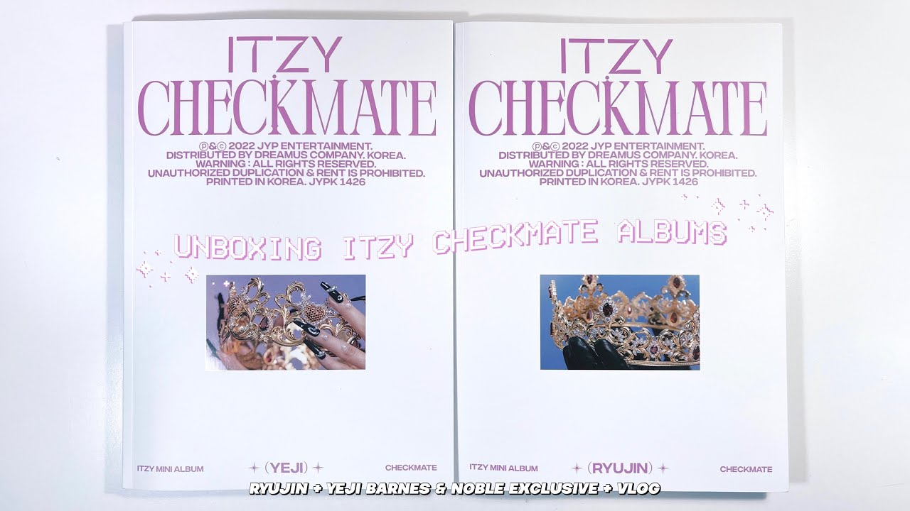 unboxing itzy checkmate albums + shopping vlog ❦ ryujin & yeji