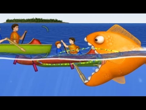 Giant Goldfish Eating People Tasty Blue - 