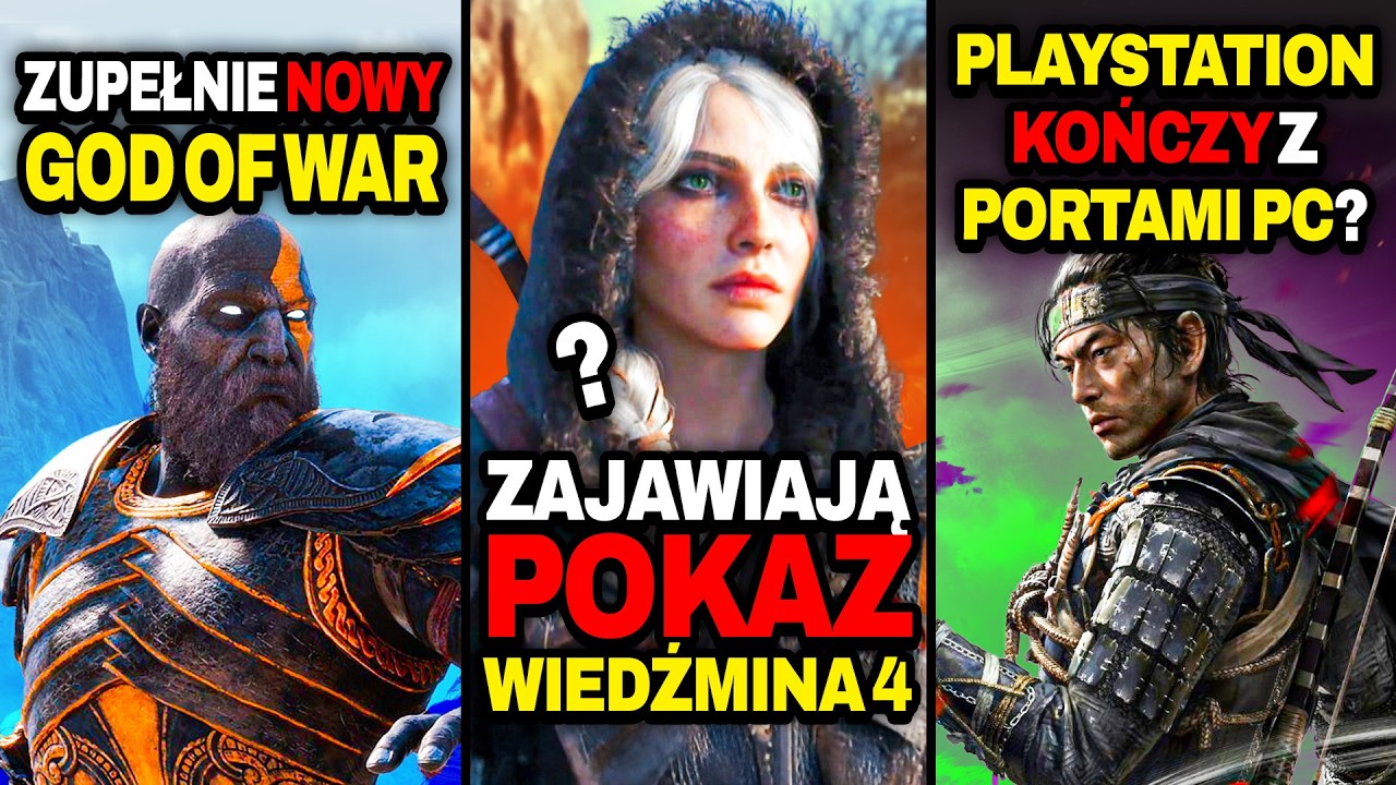 CDPR Zajawia Pokaz Wiedźmina 4? — Koniec Gier PlayStation na PC? — Nowa Postać w Kolejnym God of War