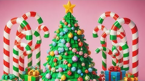 Christmas Tree Building Blocks Advent Calendar Box 3 ￼