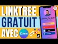 Crer un linktree gratuit pour instagram tiktok youtube avec canva