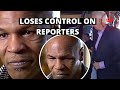 The Real MIKE TYSON who LOSES CONTROL- Uncomfortable Moments For Reporters!! SCARY!!