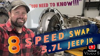 Jeep JK Hemi Swap Ep.5  8 SPEED SWAP PREP