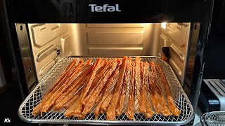 Готовим Колбаски в аэрогриле мультипечи TEFAL.Чудо печь 9 в 1 Тефаль!