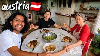 ഓസ്ട്രിയൻ വീട്ടിലെ ഒരു ടേബിൽ ആചാരം / dinner with Austria family  