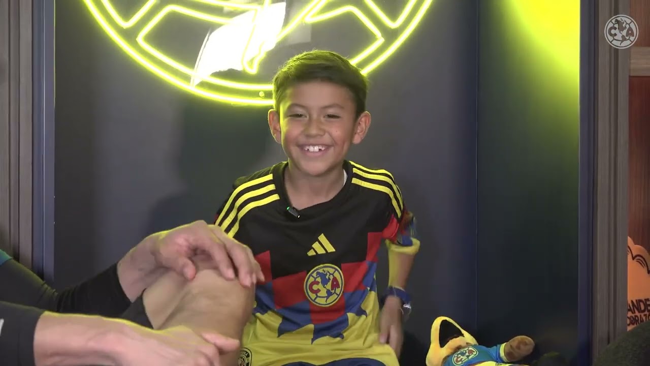 Bruna y Rodolfo entrevistan a Carlitos el más americanista y #ÁguilaDesdeLaCuna en el #DíaDelNiño