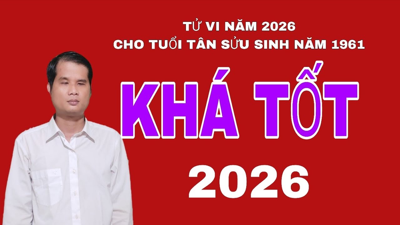 Tử vi năm 2026 dành cho tuổi Tân Sửu sinh năm 1961 khá là tốt trong công việc