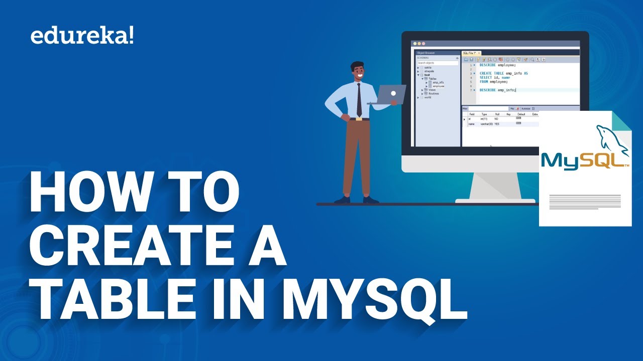 How To Create Table In MySQL How To Create Table In MySQL Workbench